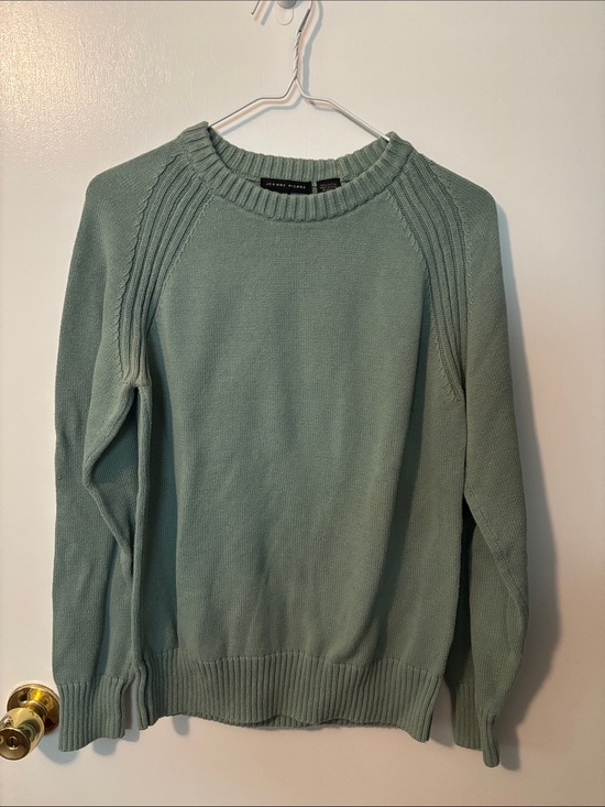 JEANNE PIERRE Sweaters - JEANNE PIERRE Sage Green Crewneck Sweater
